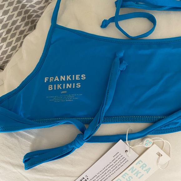 Frankies Bikinis Bea Halter String Bikini Top - Picture 4 of 4
